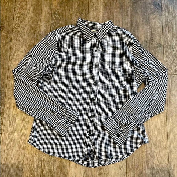 Denim & Supply Ralph Lauren Tops - Ralph Lauren vintage brand blue and white gingham button down shirt 90s size L